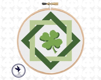 Celtic Clover - PDF Cross Stitch Pattern