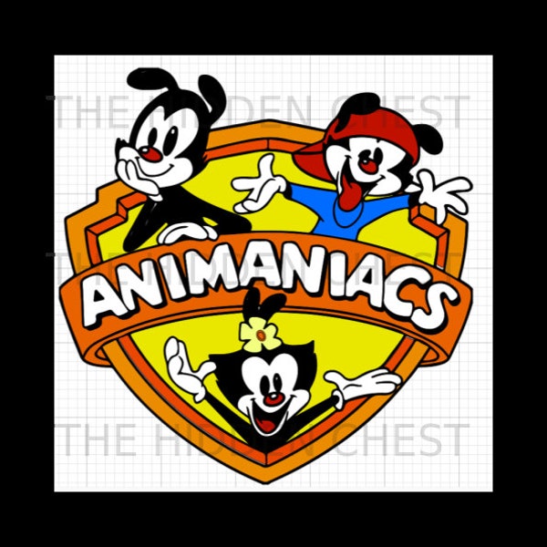 Animaniacs layered SVG, instant download, svg png, cricut, cameo, silhouette, vinyl design, heat press file, 90's, yakko, wakko, dot
