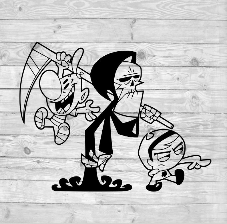 Grim Adventures of Billy and Mandy SVG Instant Download Svg Etsy