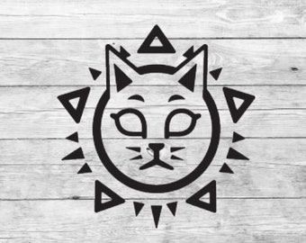 Cat Shine SVG, instant download, svg png dxf, cricut, cameo, silhouette, vinyl design, heat press file,  Super mario, bowser's fury