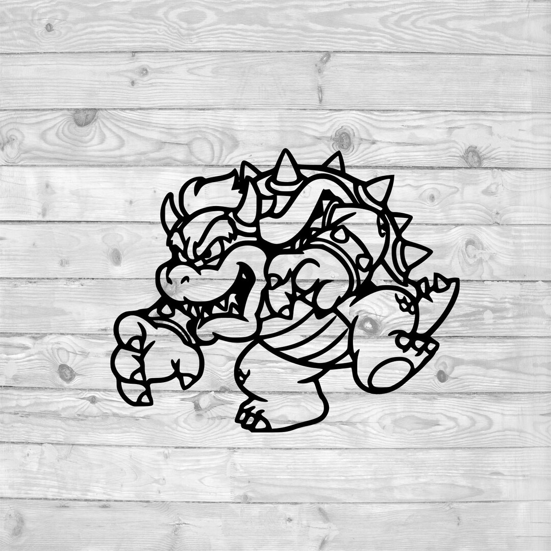 Bowser SVG, Instant Download, Svg Png Dxf, Cricut, Cameo, Silhouette