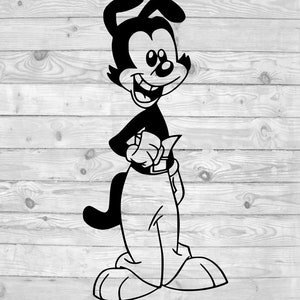 Animaniacs Yakko Warner SVG, sofortiger Download, Svg Png Dxf, Cricut, Cameo, Silhouette, Vinyl-Design, Hitze-Presse-Datei, Cartoon, 90er Jahre,