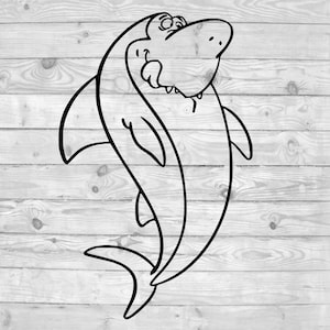 Jabberjaw SVG, instant download, svg png dxf, cricut, cameo, silhouette, vinyl design, heat press file, Hanna Barbera