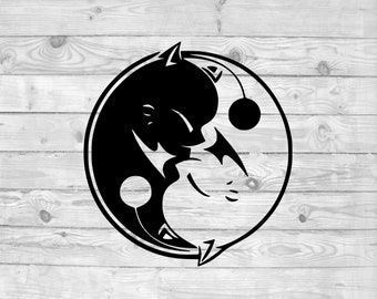 Kupo Yin Yang SVG, instant download, svg png dxf, cricut, cameo, silhouette, vinyl design, heat press file, RPG