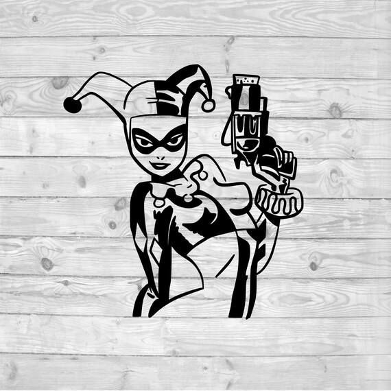 Harley Quinn Svg Instant Download Svg Png Dxf Cricut Etsy