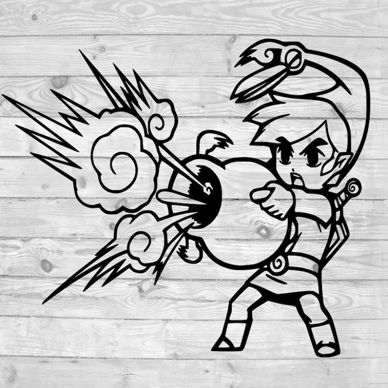 Download The Legend of Zelda Link SVG instant download svg png dxf | Etsy