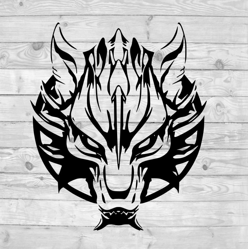 Final Fantasy VII Lion SVG instant download svg png dxf Etsy