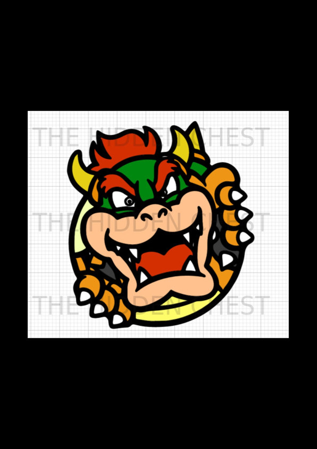Bowser Layered SVG Instant Download Svg Png Cricut Cameo - Etsy