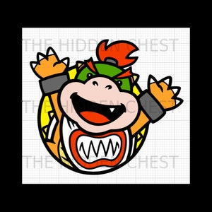 Super Mario Bowser Svg File, Super Mario Bowser Png File, Super Mario  Bowser High Quality Png File, Svg File, Super Mario Svg File, Mario