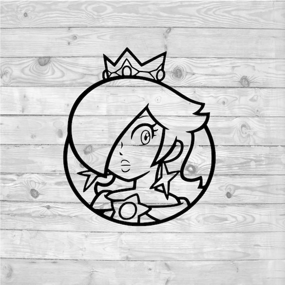 Rosalina SVG, instant download, svg png dxf, cricut, cameo, silhouette, vinyl design, heat press file, mario,