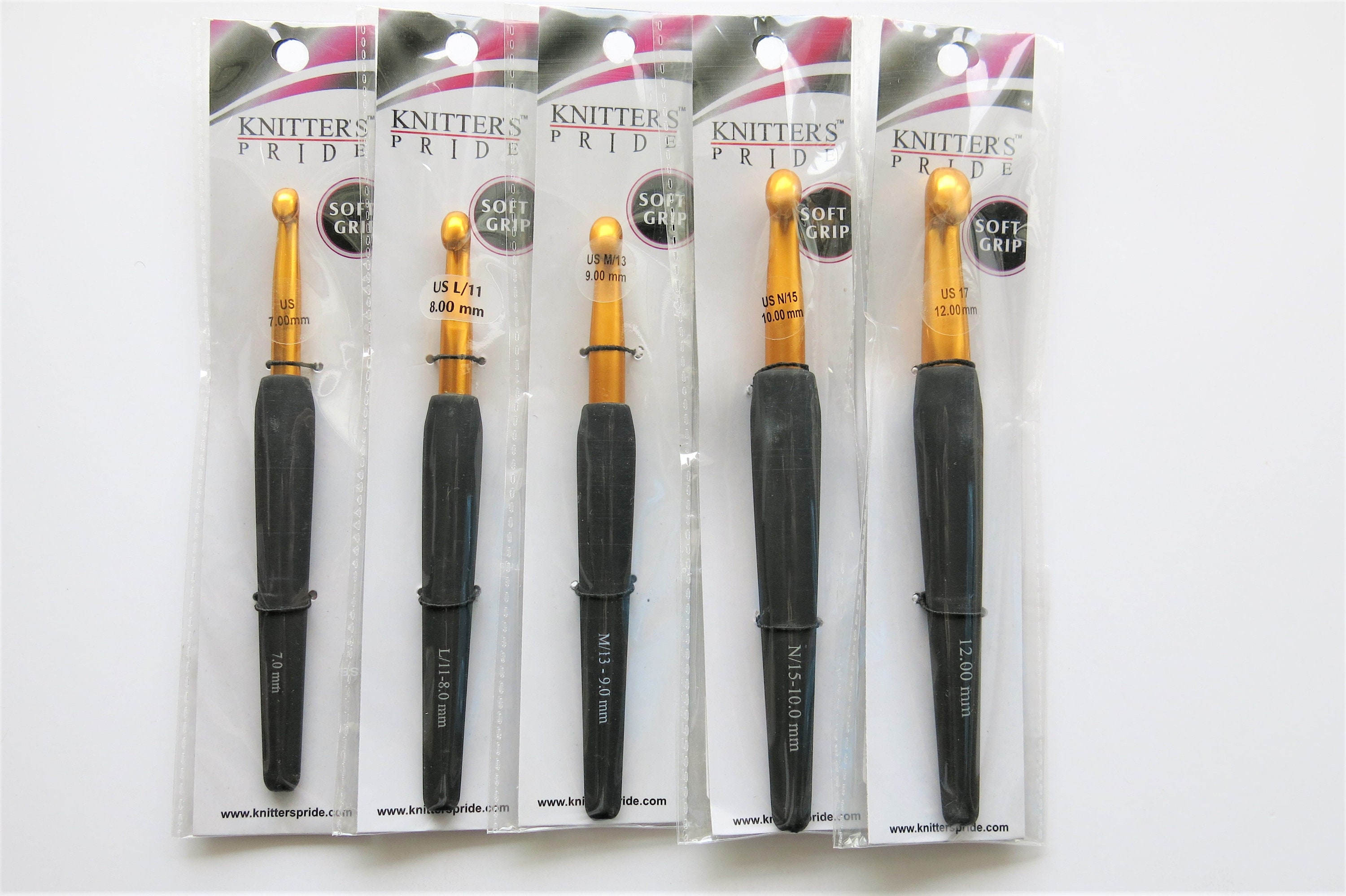 Knitters Pride - Zing - 6 Single Ended Crochet Hook Set