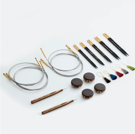 Lantern Moon Rosewood Interchangeable Knitting Needle Pairs 