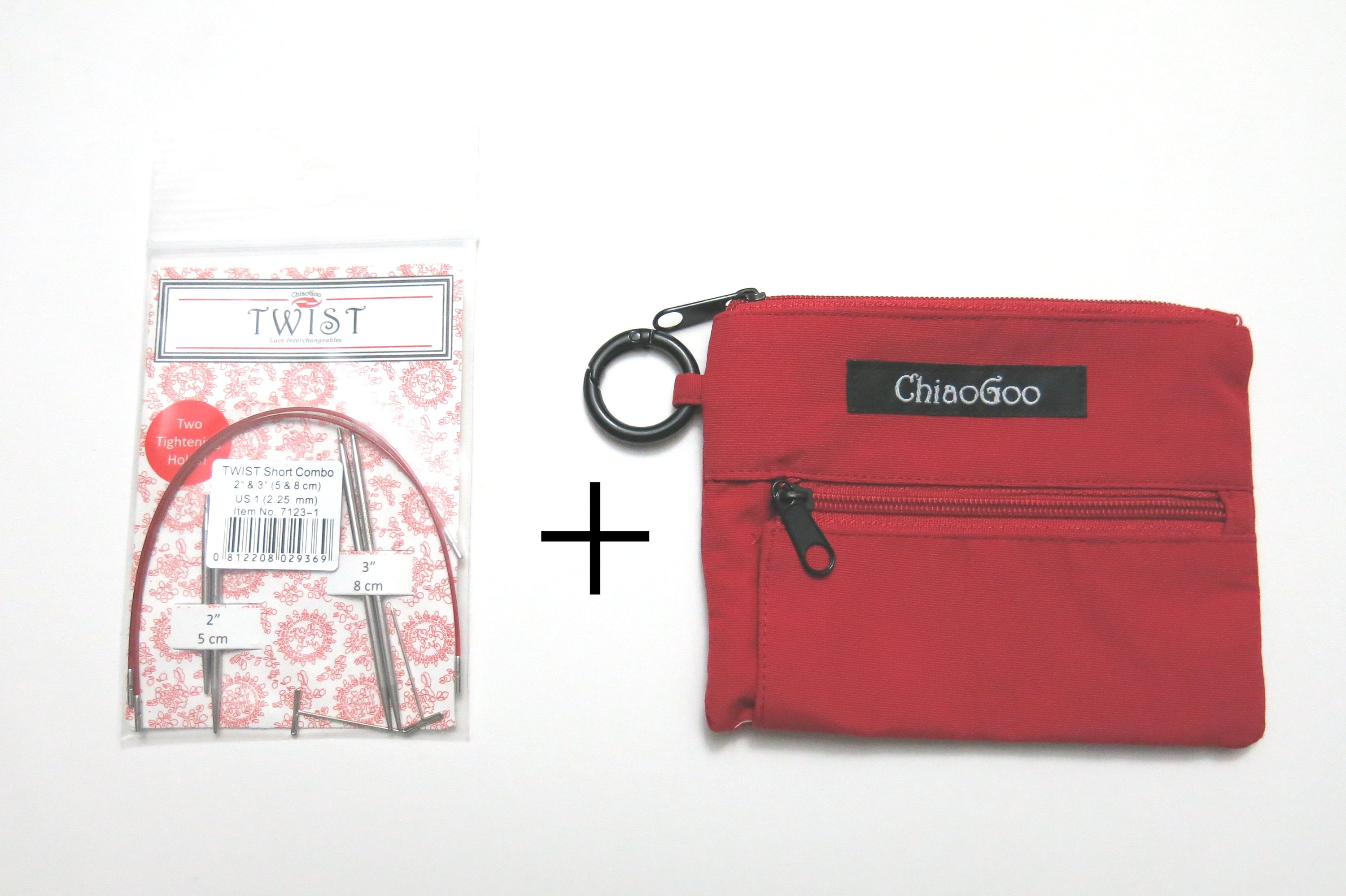 ChiaoGoo Twist Shorties Combo Sets 2 & 3 Needles Tips with