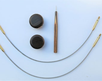 Lantern Moon swivel cords-Lantern Moon swivel stainless steel cord-Lantern Moon interchangeable cords-Lantern Moon interchangeable needles