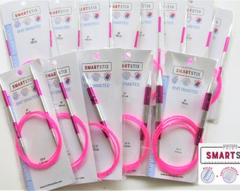 Knitter's Pride SMARTSTIX 40" circular knitting needle- Knitter's Pride Smartstix 40 inches fixed circular knitting needle-SMARTSTIX needles