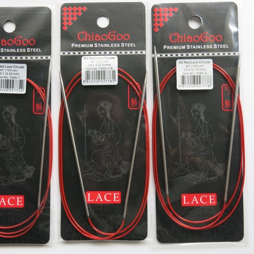 SET OF 3chiaogoo Circular Knitting Needle Etsy