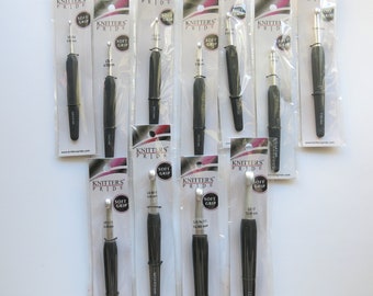 Crochet hooks-Knitter's Pride Aluminum Silver Soft Grip Crochet hooks-Knitter's Pride crochet hooks-Aluminum crochet hook-Light crochet hook
