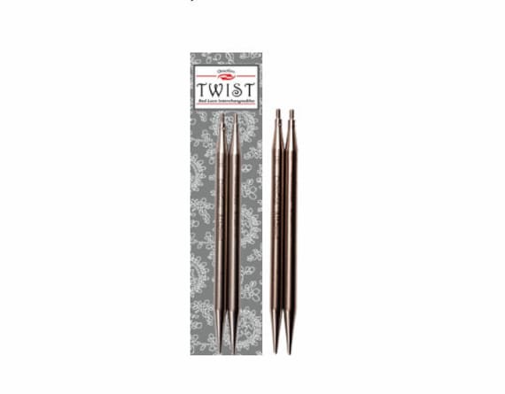 7500-C ChiaoGoo TWIST Red Lace Intchg Knitting Needle 5/" Tip Set-Complete