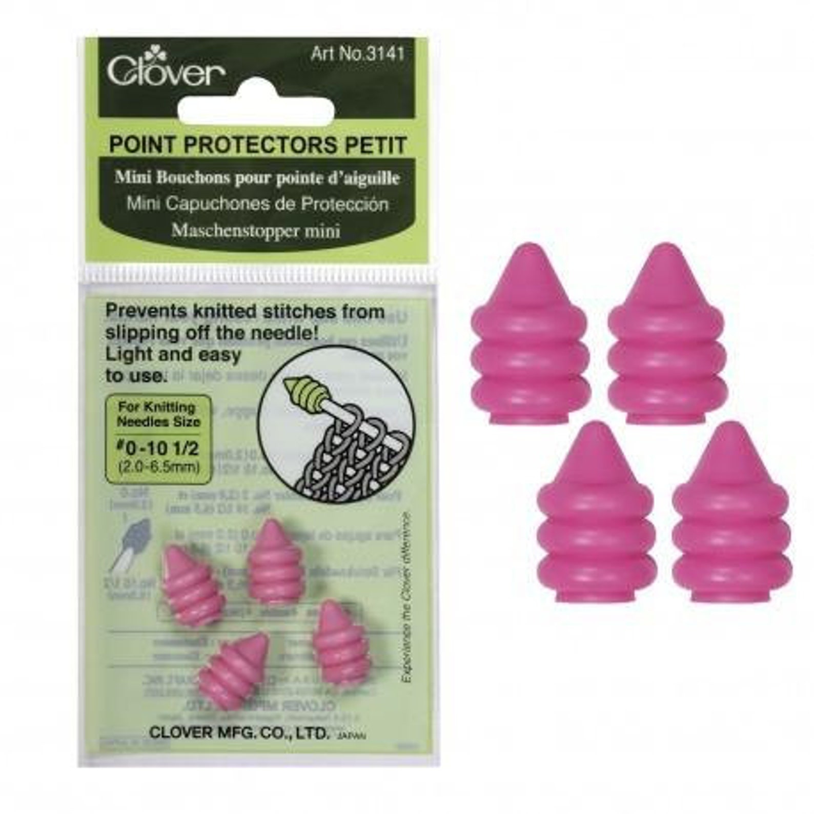 Clover Petit Point Protector for Needles Size US0-US10.5 - Knitting ...