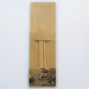 Seeknit 6&quot; double pointed needles-Seeknit KA Bamboo DPNs-Seeknit DPNs-Seeknit knitting needles-Kinki Amibari double pointed knitting needles