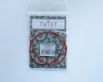 Chiaogoo Twist Red SMALL Interchangeable cables- Chiaogoo Twist Red Lace cables- Chiaogoo Twist Interchangeable cables- Chiaogoo accessories