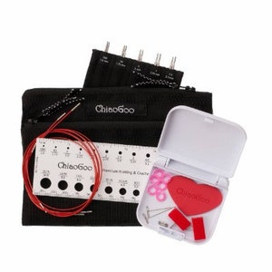 Cavo Mini ChiaoGoo Twist Rosso 15cm - Per Lavori A Maglia E Uncinetto, Alta Qualità E Versatile