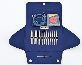 SHORT 3.5" tips AddiClick Rocket SQUARED interchangeable needle set-Addi Rocket Squared interchangeable set-Addi Click rocket squared set