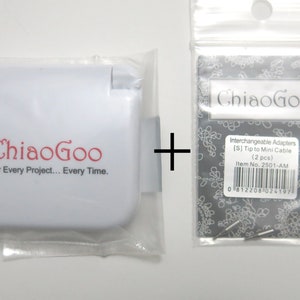 Chiaogoo Mini Tool Kit and Mini IC Adapter - Chiaogoo Shorties Tool kit - Chiaogoo knitting needle tool kit - Chiaogoo Mini Adapter