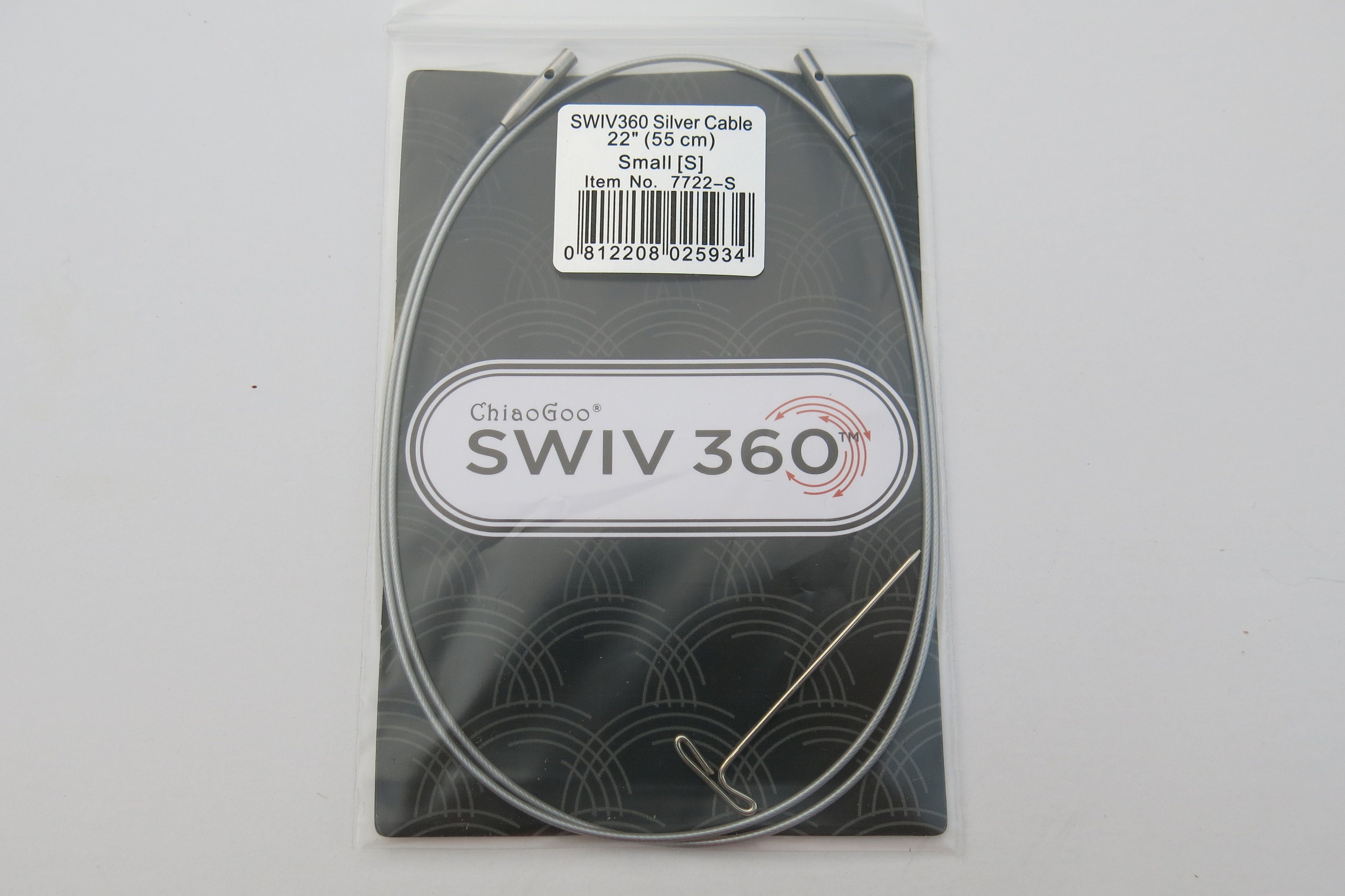 ChiaoGoo SWIV360 Silver cable 5cm - 1pc - De