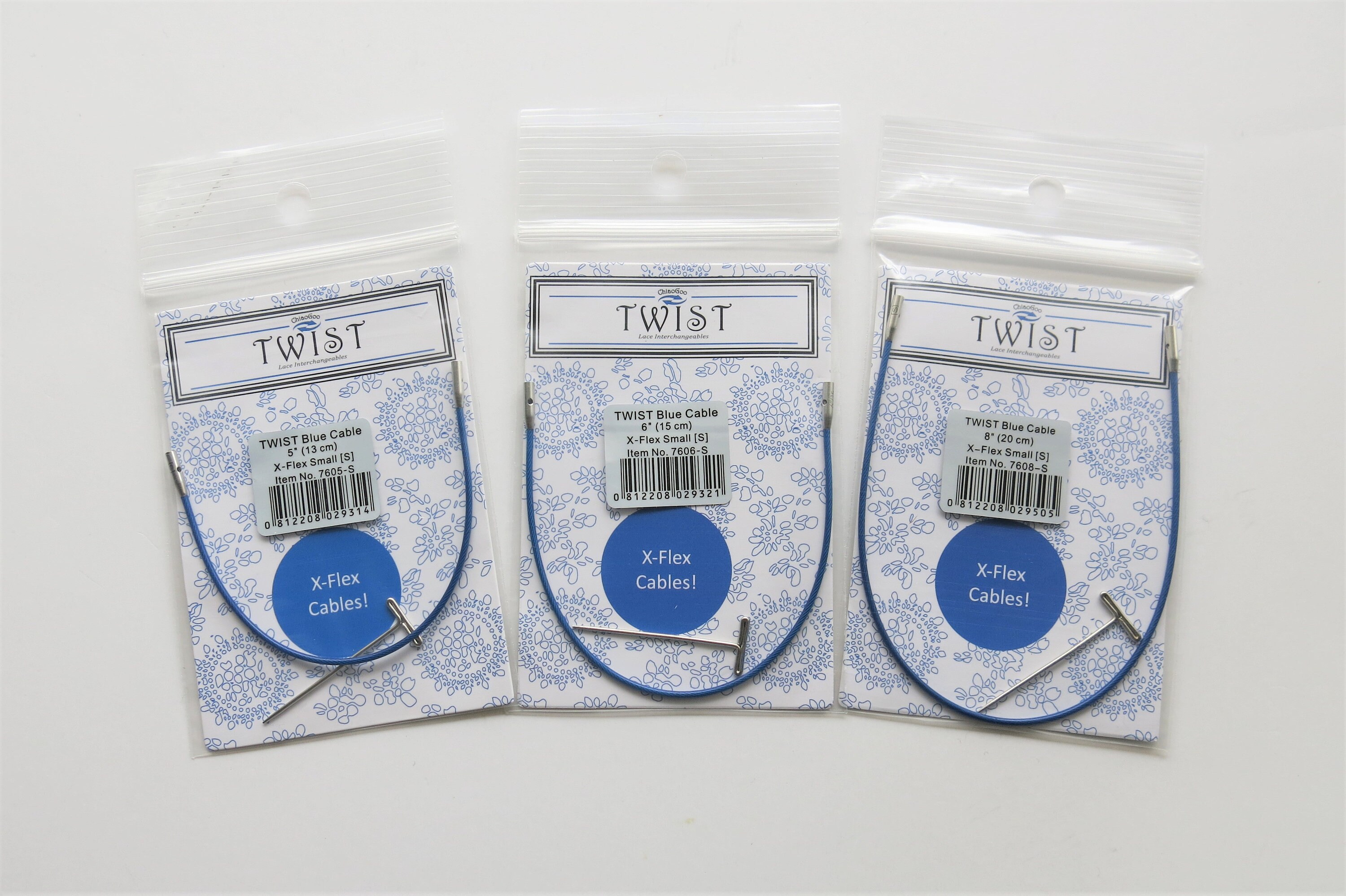 ChiaoGoo TWIST X-FLEX BLUE Câble - SMALL - 5 Cm