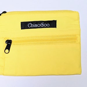 YELLOW Chiaogoo Twist SHORTIES Empty Accessory Pouch 4.75&quot;X3.75&quot; - Yellow- Chiaogoo Twist shorties empty pocket pouch
