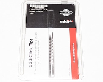 3.5" Addi Rocket SQUARED Short needle tips-Addi Rocket Squared needles-Addi squared-Addi Rocket squared interchangeable knitting needles
