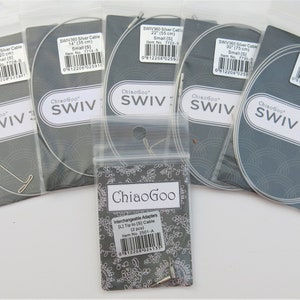 SET OF 5-Chiaogoo SWIV360 SMALL cables and [L] tips to S cable adapter bundle-Chiaogoo Swivel 360-Chiaogoo swivel cables-Chiaogoo swivel