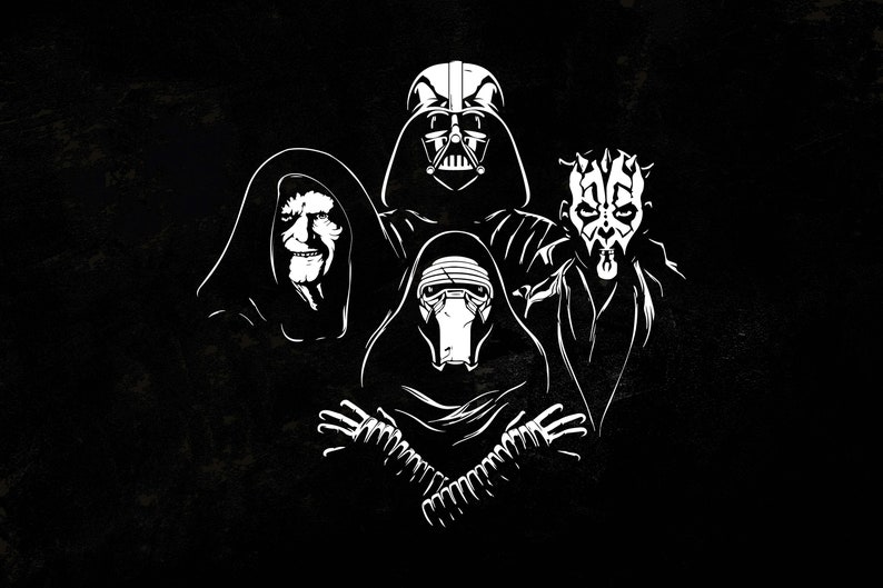 Darth Vader svg Star wars svg Darth Maul svg Kylo Ren svg | Etsy