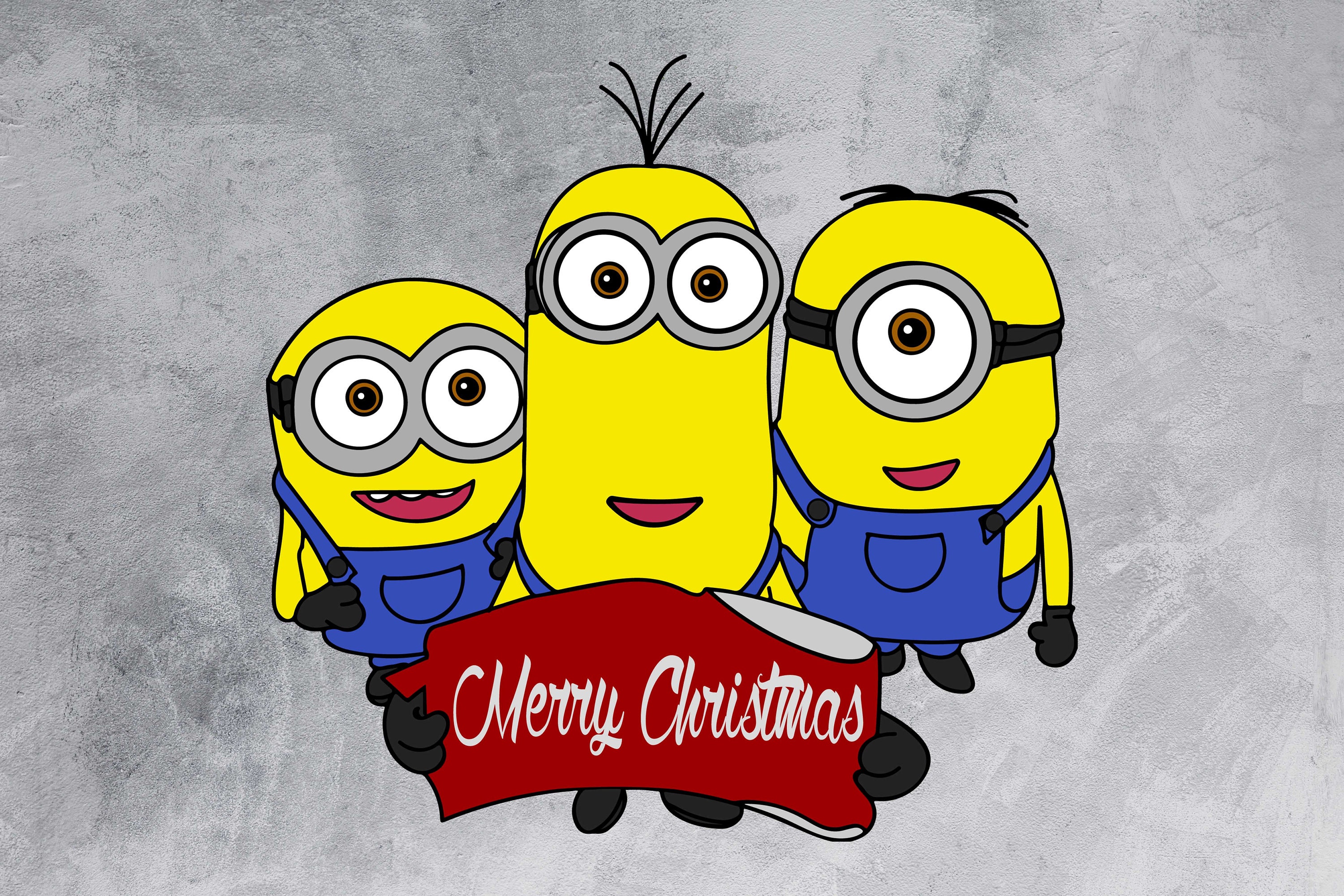 Minions svg Despicable Me noël sbire silhouette sbires | Etsy
