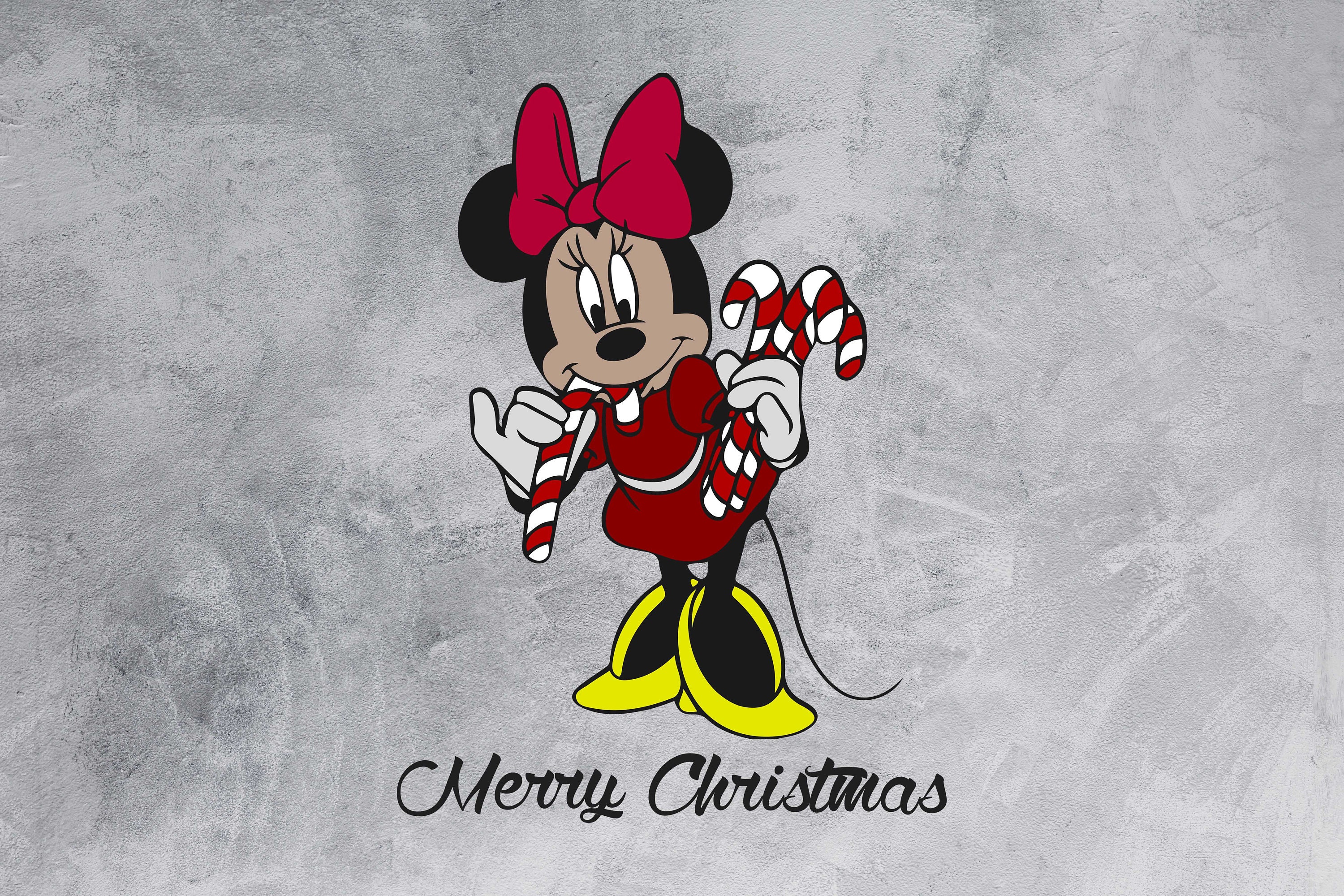 Minnie Mouse svg minnie svg merry christmas svg disney svg | Etsy