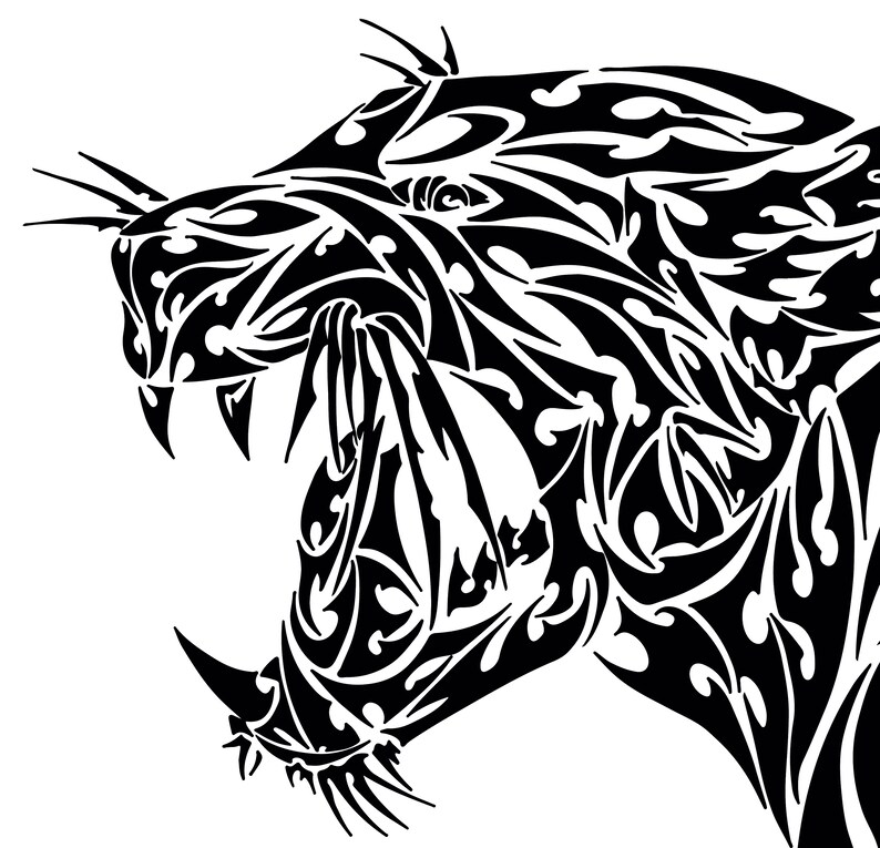 Jaguar jaguar vector jaguar cricut jaguar silhouette | Etsy