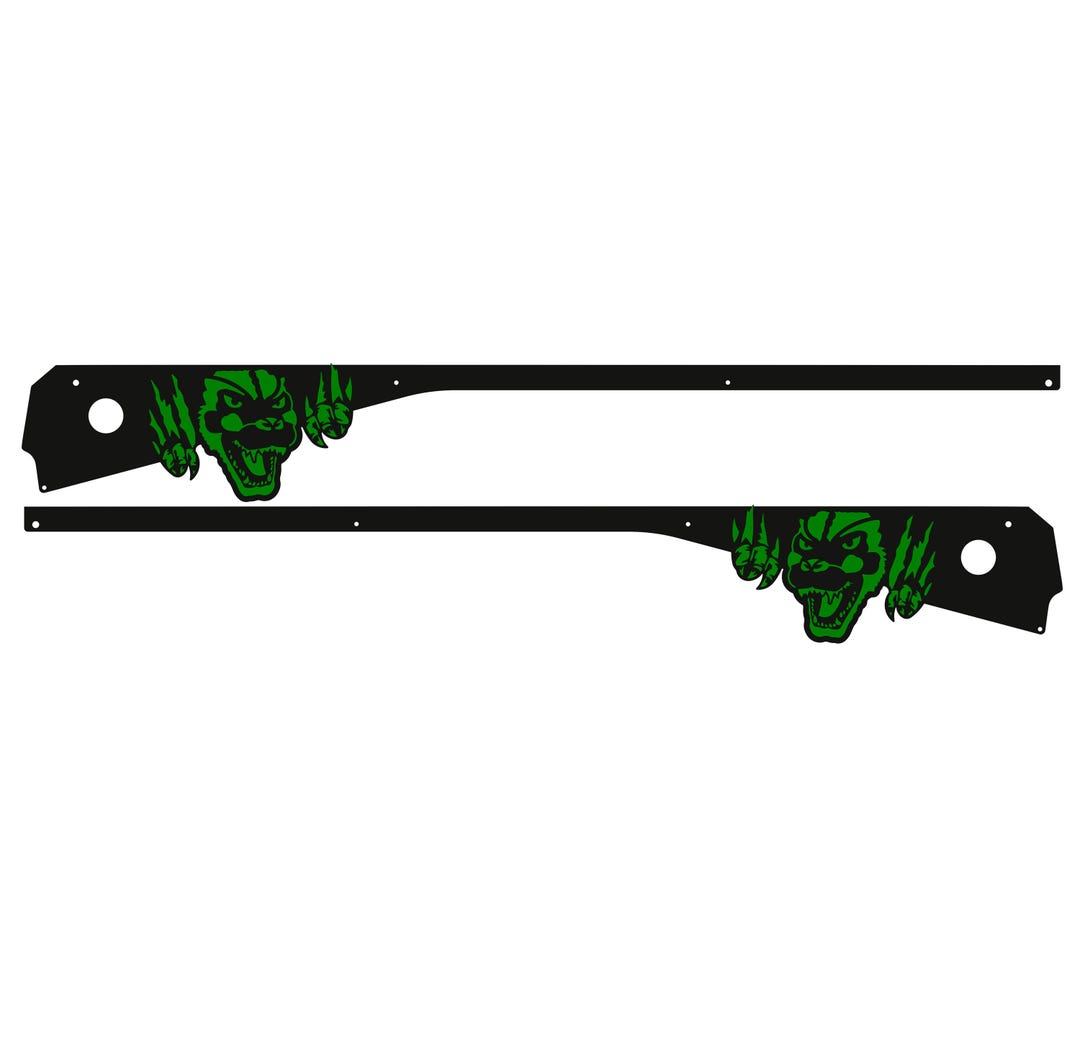 Godzilla Side Rails Armor Mod Stern Pinball Machine 2279 - Etsy