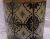 Mediterranean Style Glazed Ceramic Planter Pot Bohemian Style