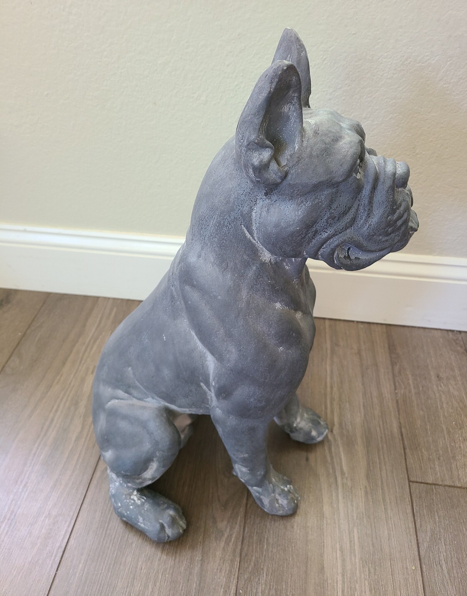 Large Bull Boxer Dog Statue Indoor Outdoor 21 Tall Lawn Etsy Australia