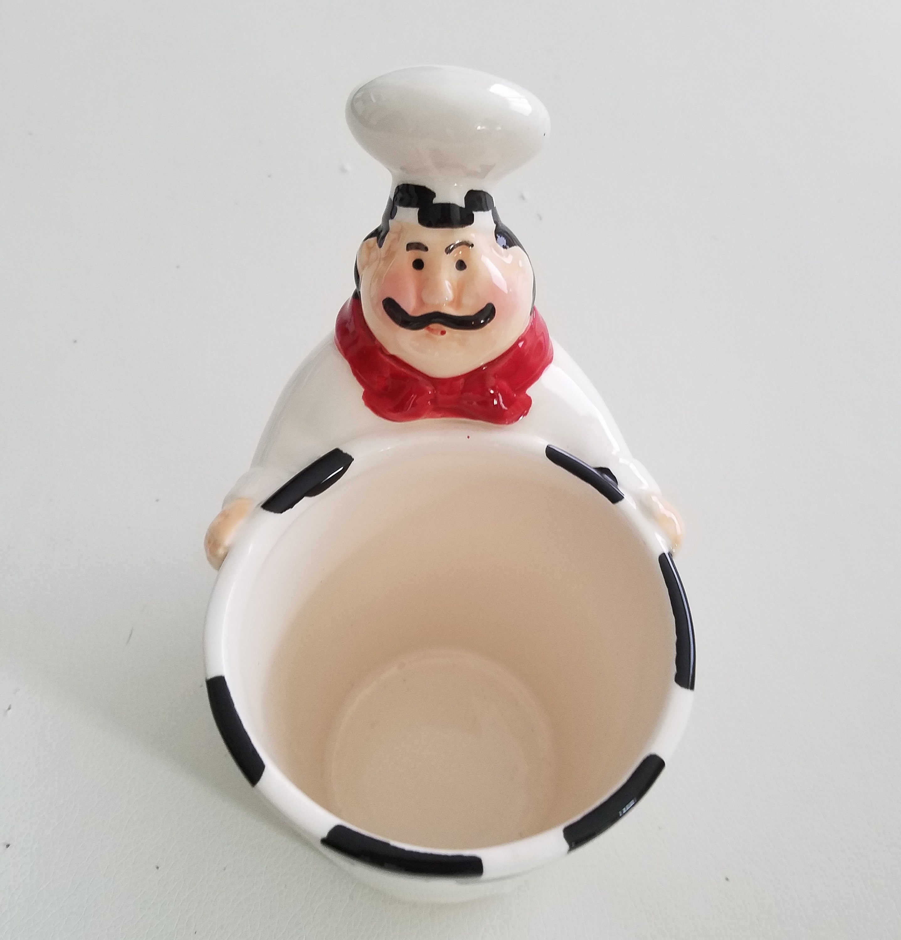 Fat Chef Kitchen Utensil Holder Italiano Bistro Cocina A Etsy