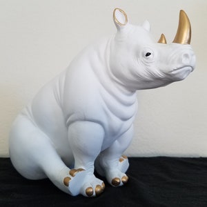 A356 Rhinoceros Statue Rhino Interior Design Decoration/_IU Artpeople