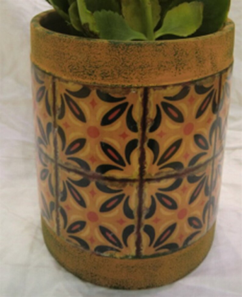 Spanish Style Bohemian Planter Pot Hand Painted Indoor Outdoor | Etsy