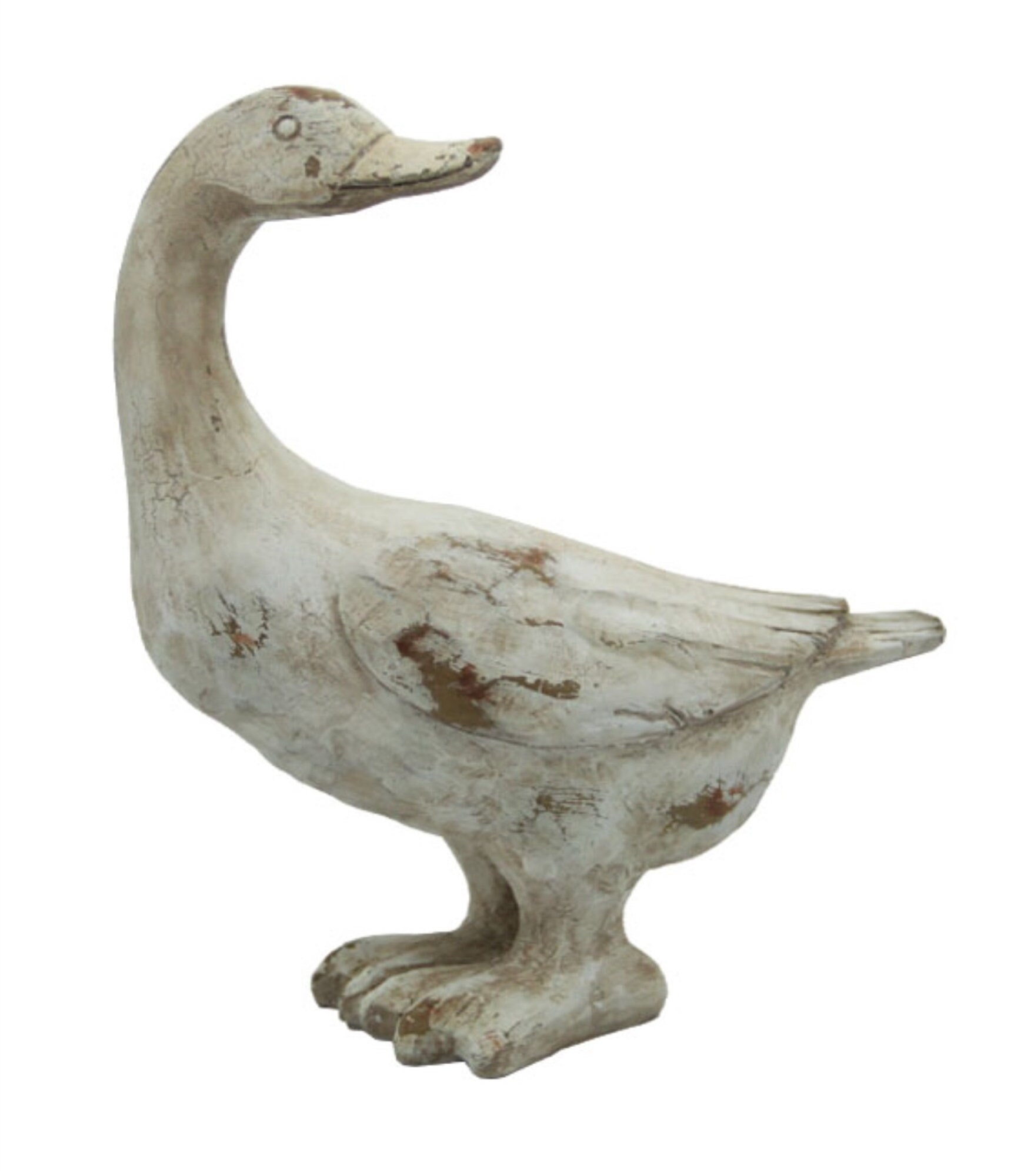 Distressed Antique Looking Duck Statues Figures Hand Carved Etsy