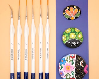 Mandala Rigger-penselen (set van 6)