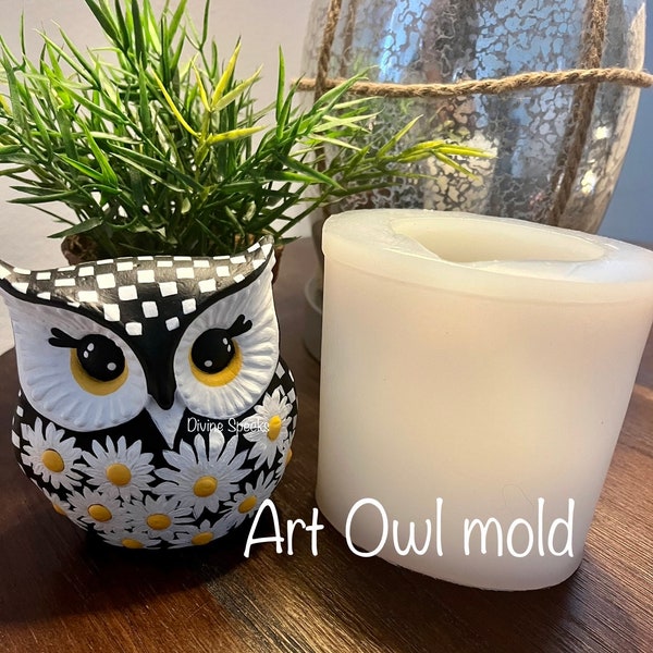 Art  ! Mold Adorable Owl.