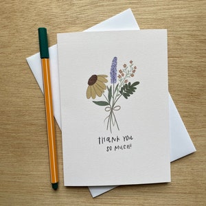 Thank You So Much Greeting Card