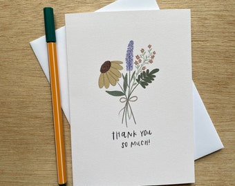 Thank You So Much Greeting Card