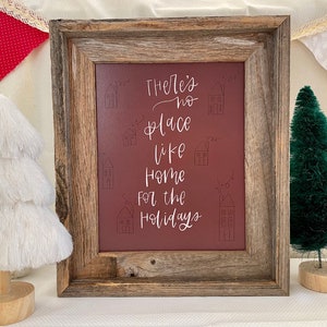 There&#39;s No Place Like Home For The Holidays Christmas Print