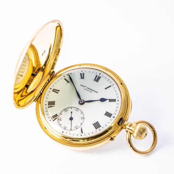 antique full hunter pocket watch